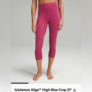 Pink lululemon leggings